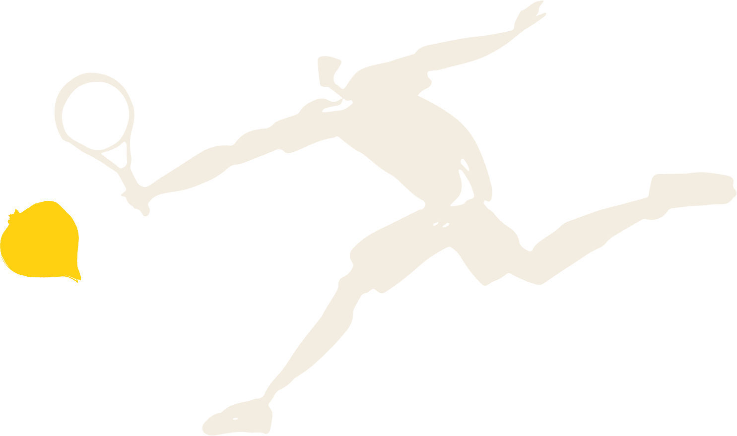 Plantisy_Tennis_Beige Plantisy Illustration Tennis mit Kichererbse