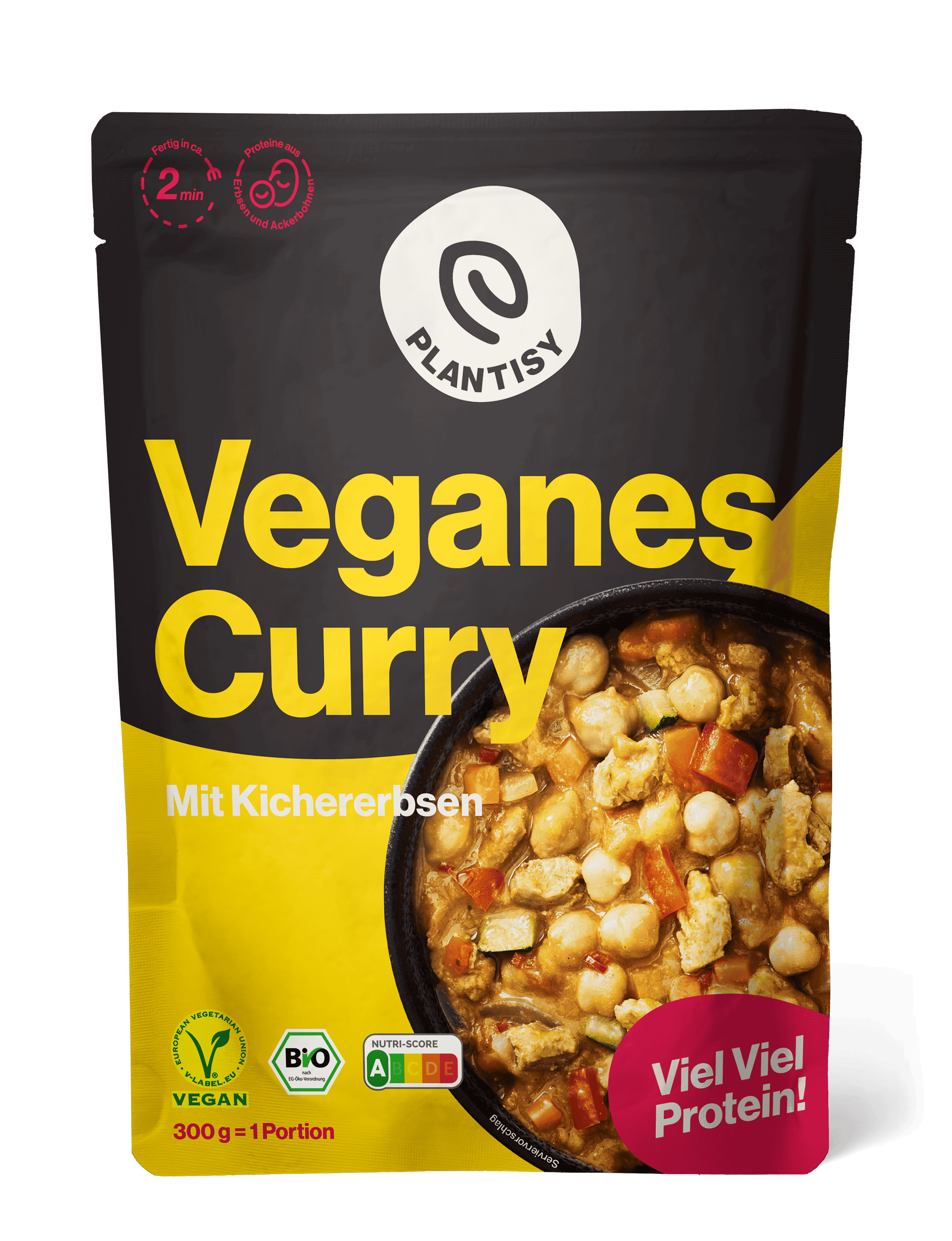 Plantisy Veganes Chicken Curry Verpackung